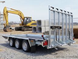 MARTZ Baumaschinenanhänger NEU Bau Anhänger Transporter 3,5t 4m x 1,8m