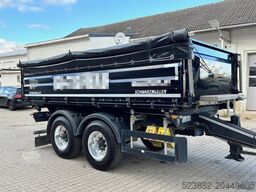 SCHWARZMÜLLER Z2 Tandem*ALCOA*BPW*1m Bordwände*Plane*Podest