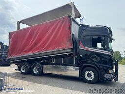 Scania S 650 6x4, Achterkipper en Zijopenen