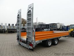 MÜLLER-MITTELTAL 14,4 to, Tand - Plateau- Tieflader, hydr. Rampen