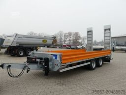 MÜLLER-MITTELTAL 14,4 to, Tand - Plateau- Tieflader, hydr. Rampen