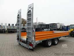 MÜLLER-MITTELTAL 14,4 to, Tand - Plateau- Tieflader, hydr. Rampen