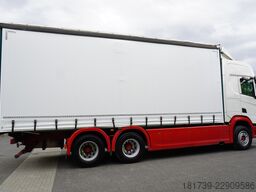 SCANIA R540 6x2 / Curtainsider 19 EPAL/ cap 16t