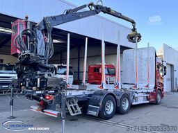 Scania R650 V8 NGS 6x4, Retarder, Jonsered Houtkraan