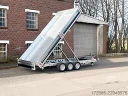 Brian James Trailers TIPPER 526-4020-35-3-12 | TRIDEM | PENDELKLAPPE 400X200X30CM 3500KG RÜCKWÄRTSKIPPER | SCHWARZ