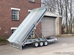 Brian James Trailers TIPPER 526-4020-35-3-12 | TRIDEM | PENDELKLAPPE 400X200X30CM 3500KG RÜCKWÄRTSKIPPER | SCHWARZ