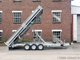 Brian James Trailers TIPPER 526-4020-35-3-12 | TRIDEM | PENDELKLAPPE 400X200X30CM 3500KG RÜCKWÄRTSKIPPER | SCHWARZ
