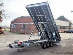 Brian James Trailers TIPPER 526-4020-35-3-12 | TRIDEM | PENDELKLAPPE 400X200X30CM 3500KG RÜCKWÄRTSKIPPER | SCHWARZ