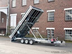 Brian James Trailers TIPPER 526-4020-35-3-12 | TRIDEM | PENDELKLAPPE 400X200X30CM 3500KG RÜCKWÄRTSKIPPER | SCHWARZ
