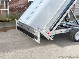 Brian James Trailers TIPPER 526-4020-35-3-12 | TRIDEM | PENDELKLAPPE 400X200X30CM 3500KG RÜCKWÄRTSKIPPER | SCHWARZ