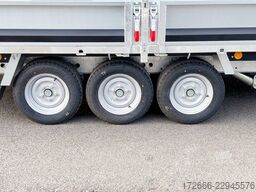 Brian James Trailers TIPPER 526-4020-35-3-12 | TRIDEM | PENDELKLAPPE 400X200X30CM 3500KG RÜCKWÄRTSKIPPER | SCHWARZ