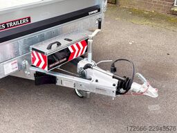 Brian James Trailers TIPPER 526-4020-35-3-12 | TRIDEM | PENDELKLAPPE 400X200X30CM 3500KG RÜCKWÄRTSKIPPER | SCHWARZ