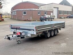 Brian James Trailers TIPPER 526-4020-35-3-12 | TRIDEM | PENDELKLAPPE 400X200X30CM 3500KG RÜCKWÄRTSKIPPER | SCHWARZ