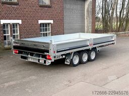 Brian James Trailers TIPPER 526-4020-35-3-12 | TRIDEM | PENDELKLAPPE 400X200X30CM 3500KG RÜCKWÄRTSKIPPER | SCHWARZ