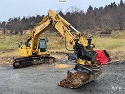 Komatsu PC228USLC-8 crawler excavator w/ rototilt w/ grab