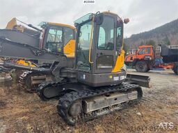 Volvo ECR88D tracked excavator with tilt and bucket. Onl
