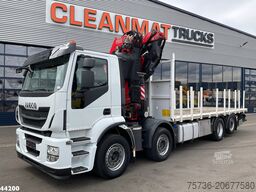 Iveco Stralis AD320S46Y Euro 6 Fassi 45 Tonmeter laad...