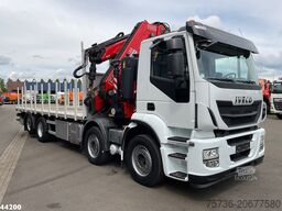Iveco Stralis AD320S46Y Euro 6 Fassi 45 Tonmeter laad...