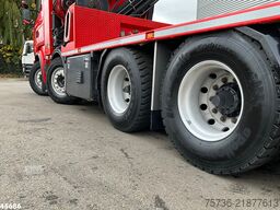 Scania R620 V8 8x4 Hiab 105 Ton/meter laadkraan + Fly-...