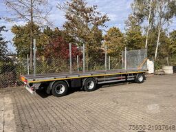 Remolque abierto Möslein T 3 Plato 10 m  3 Achs Jumbo- Plato- Anhänger 10 m, Mega