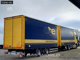 Volvo FH 460 6X2 Curtainsider Combi LNG Engine Slidin...