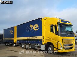 Volvo FH 460 6X2 Curtainsider Combi LNG Engine Slidin...