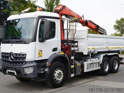 Mercedes-Benz Arocs 2636 / 6x4 / HDS Fassi / 3-Way Tip