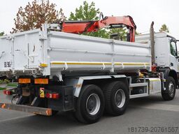 Mercedes-Benz Arocs 2636 / 6x4 / HDS Fassi / 3-Way Tip