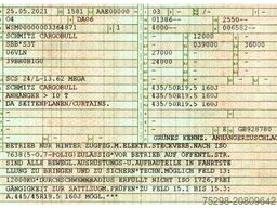 SCHMITZ CARGOBULL SCS 24/L 13.62 Mega / Hubdach / EDSCHA /Liftache