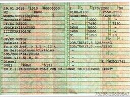 MERCEDES-BENZ Atego 823 / Ladebordwand inkl. ANHÄNGER