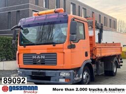 MAN TGL 8.180 4x2 BB, 2x AHK, Heckkran Hiab XS 066