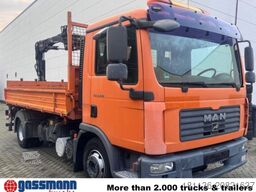 MAN TGL 8.180 4x2 BB, 2x AHK, Heckkran Hiab XS 066