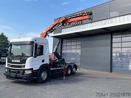 Scania P340 P340 XT Atlas 96.3E - A3L laadkraan + VDL ...