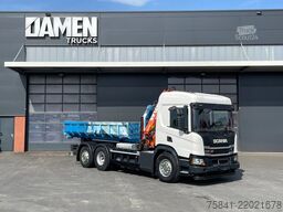 Scania P340 P340 XT Atlas 96.3E - A3L laadkraan + VDL ...