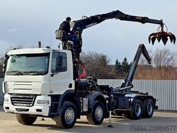 DAF CF 85.430 * ABROLLKIPPER + JONSERED J1320 Z /8x4