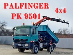 MERCEDES-BENZ ACTROS 1832 * KIPPER 4,00 m + PK 9501 * 4x4