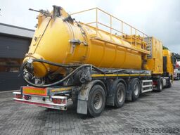 Renders ROC 16.30 Droge stoffen oplegger Met DAF XF