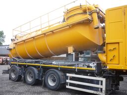 Renders ROC 16.30 Droge stoffen oplegger Met DAF XF