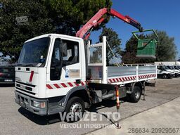 Iveco EUROCARGO 75E12 gru piattaforma cassone
