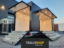 trailershop Mobiler isolierter Verkauf Infostand