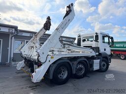MAN TGS 26.400 BL/Meiller-AK16-Funk-6x2-Vorlauf-Lenk