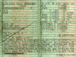 VOLVO FH 500 / Meiller Kipper / Lenkachse / Liftachse