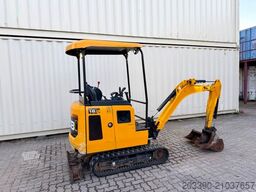 JCB 16C-1 /2022 BJ/ 969 H / verbr. Laufwerk/2xLöffel