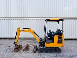 JCB 16C-1 /2022 BJ/ 852 H / verbr. Laufwerk/2xLöffel