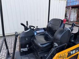 JCB 16C-1 /2022 BJ/ 852 H / verbr. Laufwerk/2xLöffel