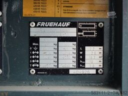 FRUEHAUF / PRZYCZEPA / PRZEJAZDOWA / OSIE SAF / 2022 /