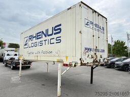 Krone 730 ALU BDF Koffer Brücke Container Textilblech