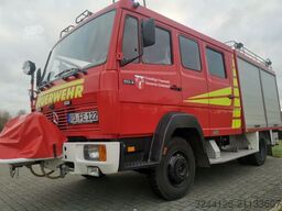 MERCEDES-BENZ 814F LF8/Feuerwehrlöschfahrzeug/Vorbaupume