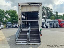 Scania 114G - 8X4 - 3 deck - double ramp -  steel / air