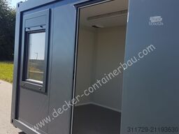 Decker Containerbau Kombicontainer auf ABR,20 ft halb Büro